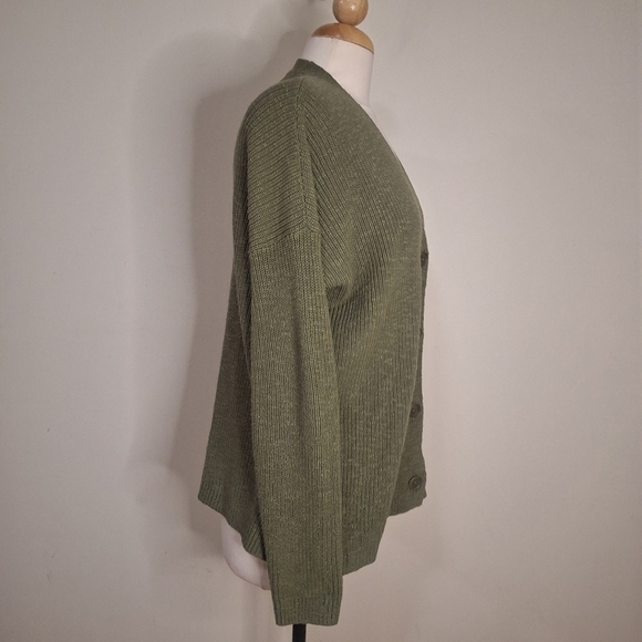 Madewell V-Neck Button-Front Long Cardigan Sweater SZ S - Picture 5 of 9